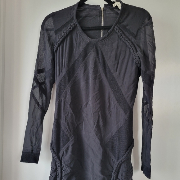 New IRO Kenton silk semi-sheet cutout mini dress - Picture 4 of 6